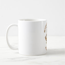 Lustiger Igel bringt die Kacheln Mahjong Kaffeetasse