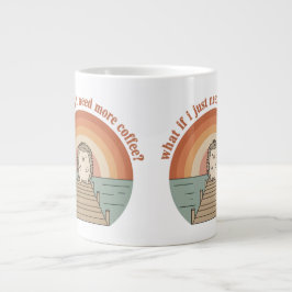 Lustiger Igel-Kaffee-Morgen-Slogan-Becher Jumbo-Tasse