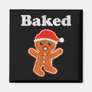 Lustiger Ingwerbrot-Mann Gebackener Keks Backen Er Magnet