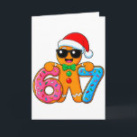 Lustiger Ingwerbrot Sechs Sieben 67 Eis Drip Chri Karte<br><div class="desc">Lustiger Ingwerbrot Sechs Sieben 67 Eis Drip Weihnachts Jungen</div>