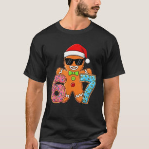 Lustiger Ingwerbrot Sechs Sieben 67 Eis Drip Weihn T-Shirt