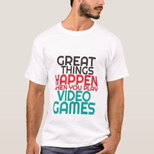 Lustiger Inspirational Gamers-Zitat-T - Shirt