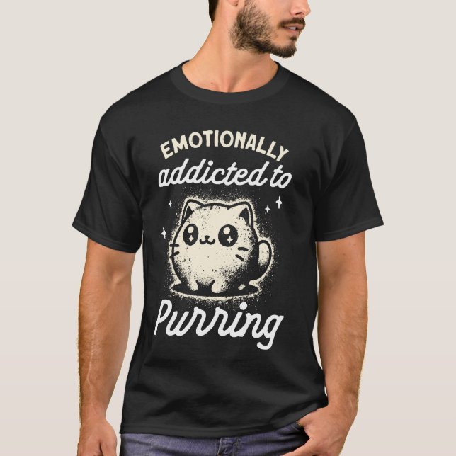 Lustiger Introvert emotional süchtig nach dem Schn T-Shirt (Vorderseite)