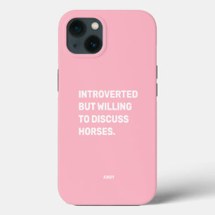 Lustiger Introvertierter, aber Diskutiert Gerne üb iPhone 13 Hülle