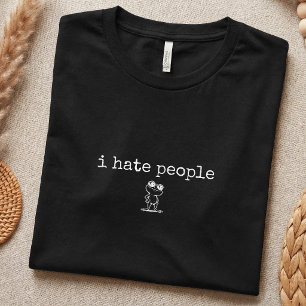 Lustiger Introvertierter Antisozialer Humor Einfac T-Shirt