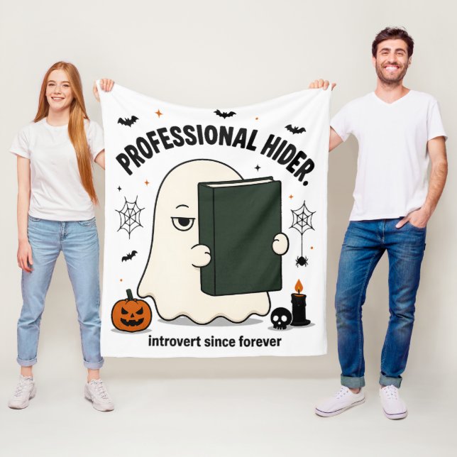 Lustiger introvertierter Geist professioneller Ver Fleecedecke (Beispiel)