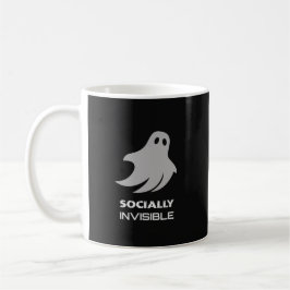 Lustiger introvertierter spooky Geist Kaffeetasse