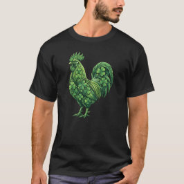 Lustiger irischer Hühnerhahn St. Patrick’s T-Shirt