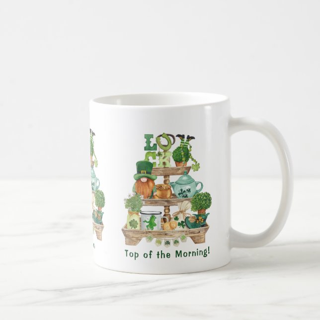 Lustiger irischer Nippesständer, benutzerdefiniert Kaffeetasse (Rechts)