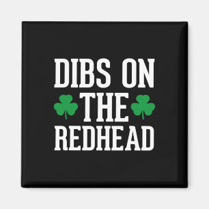 Lustiger irischer St. Patricks Day Shamrock Dibs O Magnet