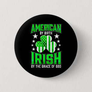 Lustiger irischer Stolz St. Patrick's Day keltisch Button
