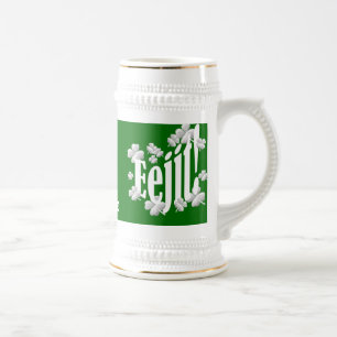 lustiger irischer Text Bierglas