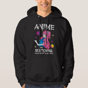 Lustiger japanischer Manga Otaku nur ein Mädchen A Hoodie