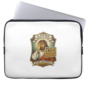 Lustiger Jesus 404 Error Web Entwickler Programmie Laptopschutzhülle