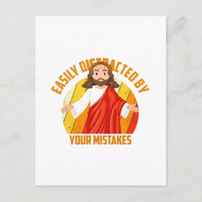 Lustiger Jesus Begleitkarte (Vorderseite)