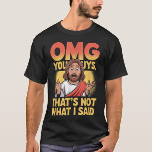 Lustiger Jesus Das ist nicht, was der religiöse Go T-Shirt