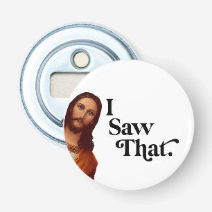 Lustiger Jesus, ich habe das gesehen Kunst Chris Flaschenöffner
