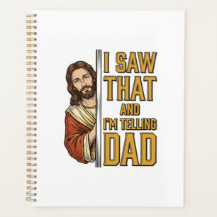 Lustiger Jesus Ich Sah Das Und Ich Erzähle Es Papa Planer