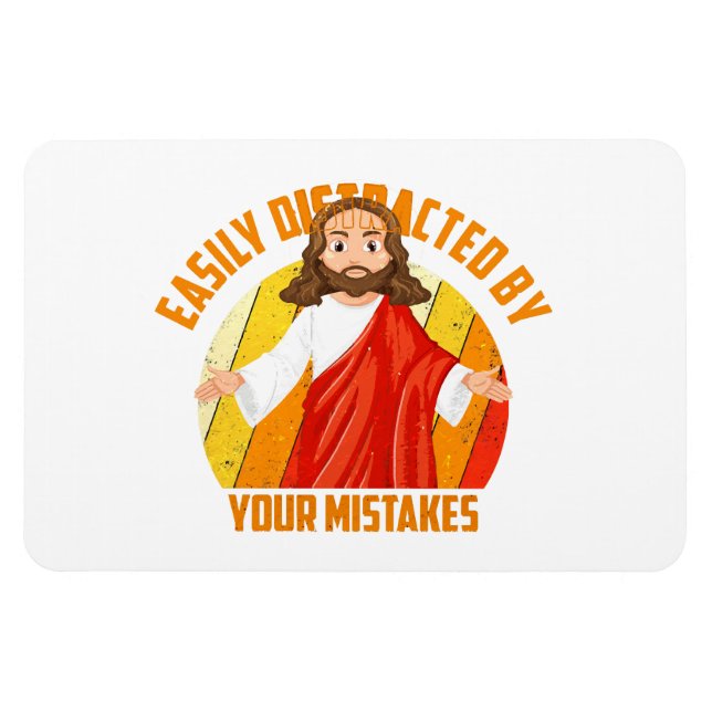 Lustiger Jesus Magnet (Horizontal)