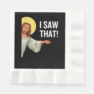 Lustiger Jesus-Meme, den ich gesehen habe, dieser Serviette
