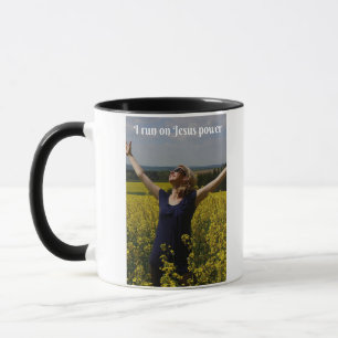 Lustiger Jesus-Power Tasse