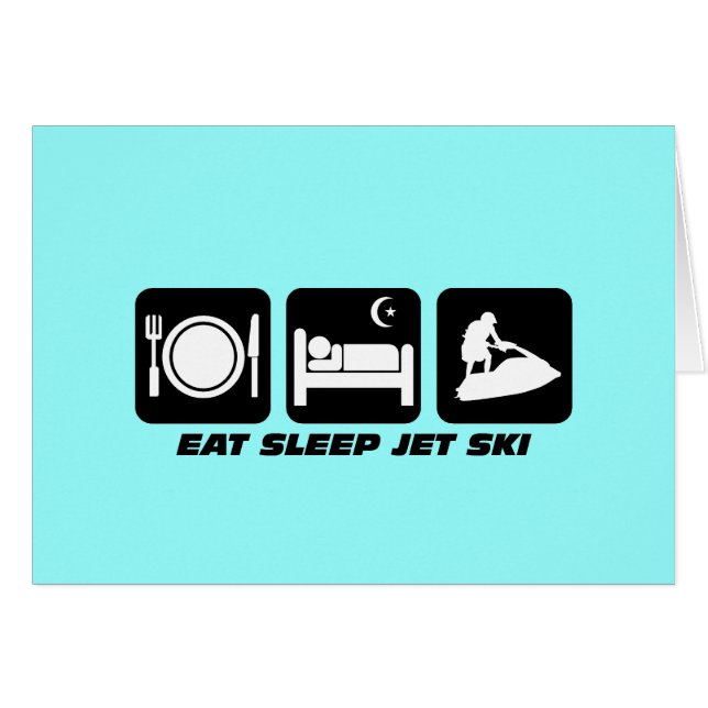 Lustiger Jet-Ski (Vorderseite (Horizontal))
