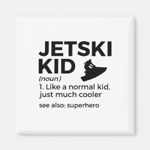 Lustiger Jetski-Kid-Definition Jet-Skiing _1 Magnet