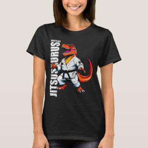 Lustiger Jitsusaurus T-Rex brasilianischer Dinosau T-Shirt