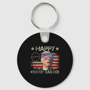 Lustiger Joe Biden 4. Juli Frohe 4. Ostern uns Schlüsselanhänger
