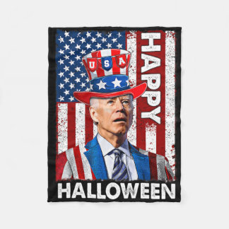 Lustiger Joe Biden 4. Juli Frohes Halloween Amerik Fleecedecke
