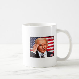 Lustiger Joe Biden Frohe 4. Ostern Verwirrt 4. O Kaffeetasse