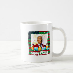 Lustiger Joe Biden Frohe Ostern Verwirrt 4. Juli Kaffeetasse