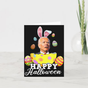 Lustiger Joe Biden Frohes Halloween Verwirrtes Ost Karte