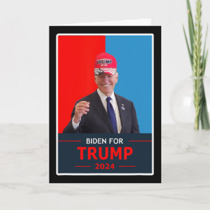 Lustiger Joe Biden Für Trump 2024 Wahl Trage Ein T Karte