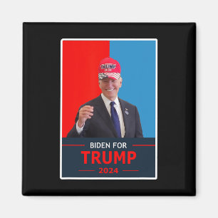 Lustiger Joe Biden Für Trump 2024 Wahl Trage Ein T Magnet