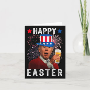 Lustiger Joe Biden verwechselt Frohe Ostern mit 4. Karte
