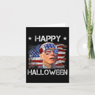 Lustiger Joe Biden Vierter 4. Juli Frohes Hallowee Karte