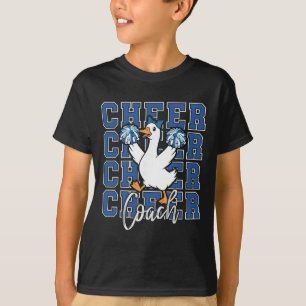Lustiger Jubel Gans Trainer Blau Kokette Schleife  T-Shirt