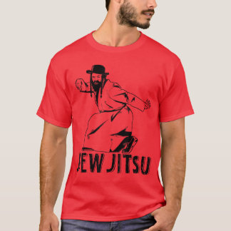Lustiger Jude Jud Jiu Jitsu Rabbi Hora Tanz Jiu Ji T-Shirt