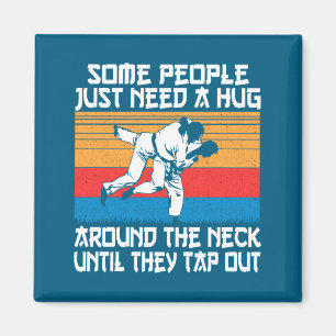 Lustiger Judo Jiu Jitsu Martial Arts Humor Magnet