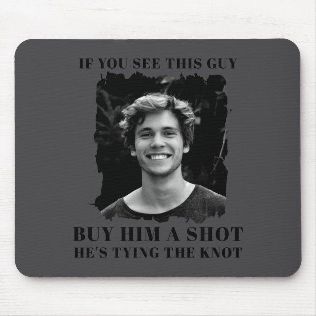 Lustiger Junggesellenabschied Männer  Mousepad (Vorne)