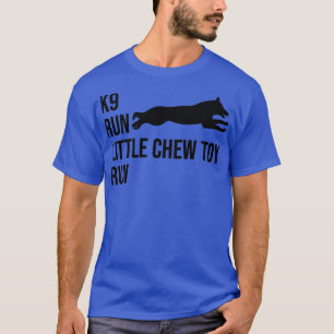 Lustiger K9-Hund K9 Polizeihund Retro T-Shirt