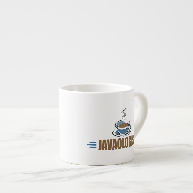Lustiger Kaffee Espressotasse (Vorderseite Rechts)