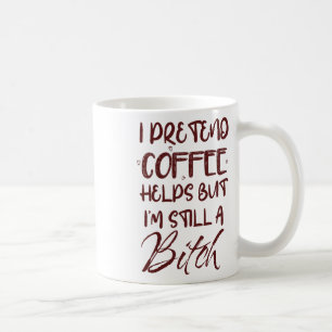 Lustiger Kaffee hilft, sarkastischer Morgen, Fußba Kaffeetasse