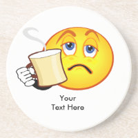 Lustiger Kaffee Ihr Text-hier Untersetzer