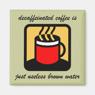 Lustiger Kaffee Magnet