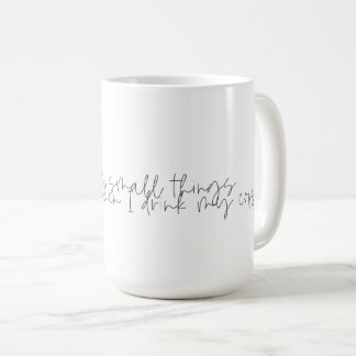 Lustiger Kaffee-Spruch Kaffeetasse