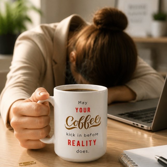 Lustiger Kaffee-Zitat-Becher Kaffeetasse (Von Creator hochgeladen)