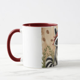 Lustiger Kaffeebecher mit Waschbär und Aufschrift Tasse