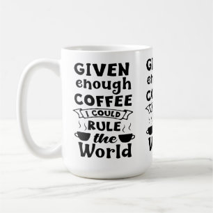 Lustiger Kaffeeliebhaber Koffeinsüchtiger Barista Kaffeetasse
